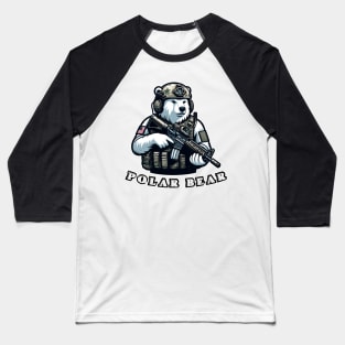 Tactical Polar Bear Baseball T-Shirt